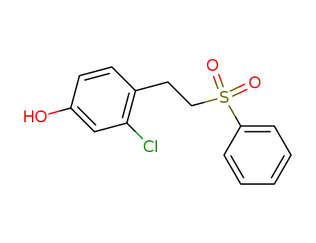 3-chloro-4-<2-(phenylsulfonyl)ethyl>phenol