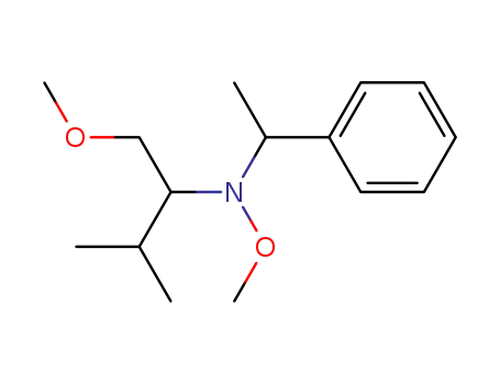 (+/-)-2-N-methoxy-N-(1'-phenylethyl)-1-methoxy-3-methyl-2-butanamine