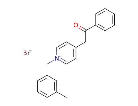 1-(3-Methyl-benzyl)-4-(2-oxo-2-phenyl-ethyl)-pyridinium; bromide