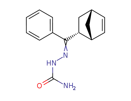 (+/-)-phenyl-(norbornen-<sup>(5)</sup>-yl-(2<i>endo</i>))-ketone semicarbazone