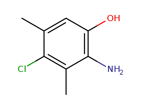 Molecular Structure of 5428-46-6 (2-AMINO-4-CHLORO-3,5-DIMETHYLPHENOL)