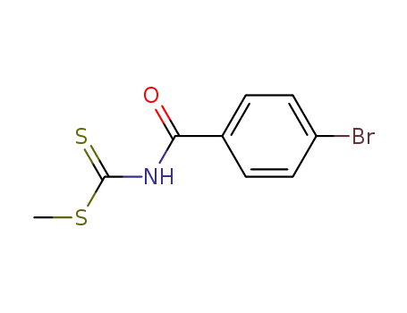 (4-bromo-benzoyl)-dithiocarbamic acid methyl ester