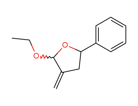 푸란, 2-에톡시테트라하이드로-3-메틸렌-5-페닐-, 시스-(9CI)
