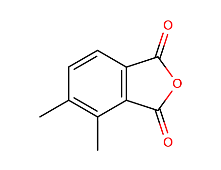 Molecular Structure of 5555-21-5 (1,3-Isobenzofurandione,4,5-dimethyl-(9CI))