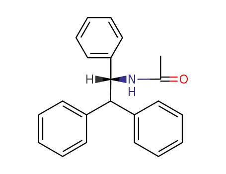 <i>N</i>-((<i>R</i>)-1,2,2-triphenyl-ethyl)-acetamide