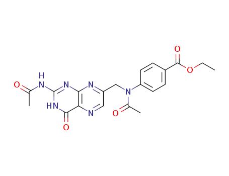 N<sup>2'</sup>,N<sup>10</sup>-diacetyl-7-<<(4-carbethoxyphenyl)amino>methyl>pterin
