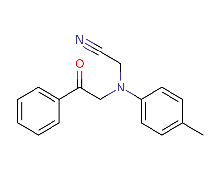 N-Cyanmethyl-N-phenacyl-p-toluidin