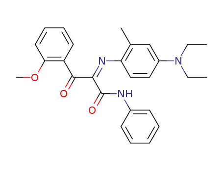 2-(4-diethylamino-2-methyl-phenylimino)-3-(2-methoxy-phenyl)-3-oxo-propionic acid anilide