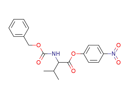 Molecular Structure of 4108-18-3 (DL-Valine, N-[(phenylmethoxy)carbonyl]-, 4-nitrophenyl ester)