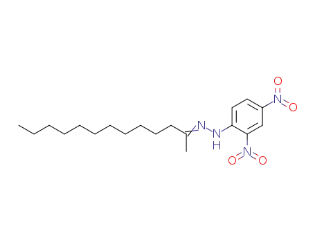 Molecular Structure of 89863-31-0 (1-(2,4-dinitrophenyl)-2-(tridecan-2-ylidene)hydrazine)