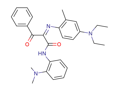 2-(4-diethylamino-2-methyl-phenylimino)-3-oxo-3-phenyl-propionic acid-(2-dimethylamino-anilide)