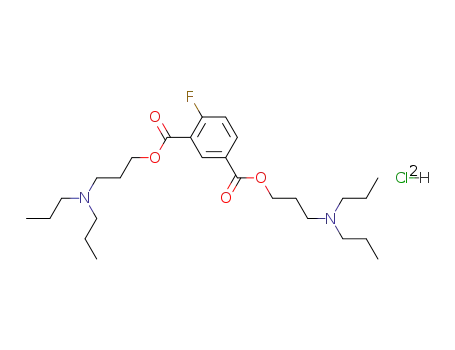 4-fluoro-isophthalic acid bis-(3-dipropylamino-propylester); dihydrochloride