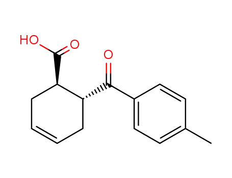 (+/-)-<i>trans</i>-2-<i>p</i>-toluoyl-cyclohexene-<sup>(4)</sup>-carboxylic acid-<sup>(1)</sup>