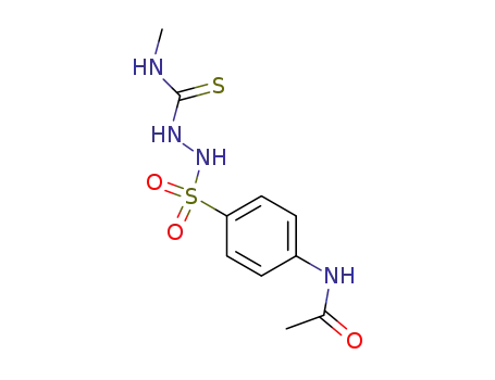 Molecular Structure of 860002-19-3 (1-(<i>N</i>-acetyl-sulfanilyl)-4-methyl thiosemicarbazide)