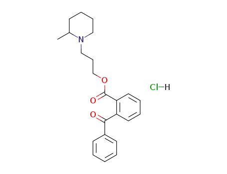 1-{3-[(2-benzoylbenzoyl)oxy]propyl}-2-methylpiperidinium chloride