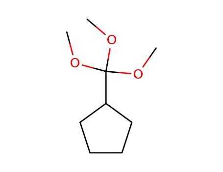 Molecular Structure of 51354-79-1 ((trimethoxymethyl)cyclopentane)