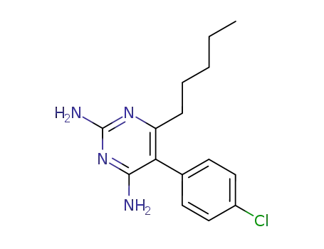 5-(4-chlorophenyl)-6-pentylpyrimidine-2,4-diamine