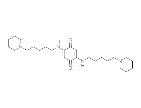 Molecular Structure of 103048-51-7 (2,5-bis-(5-piperidino-pentylamino)-[1,4]benzoquinone)