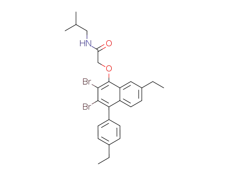 Acetamide,
2-[[2,3-dibromo-7-ethyl-4-(4-ethylphenyl)-1-naphthalenyl]oxy]-N-(2-meth
ylpropyl)-