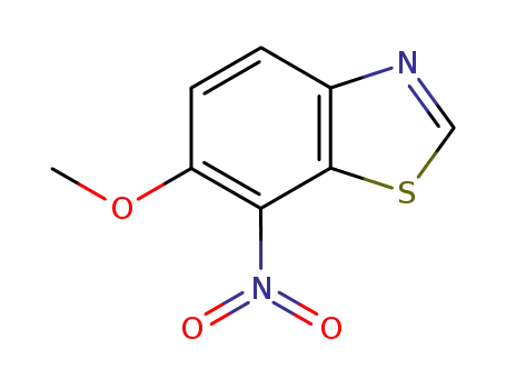 Benzothiazole, 6-methoxy-7-nitro- (8CI,9CI)