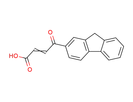 Molecular Structure of 78874-13-2 (2-Butenoic acid, 4-(9H-fluoren-2-yl)-4-oxo-)