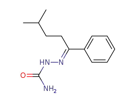 4-methyl-1-phenyl-pentan-1-one semicarbazone