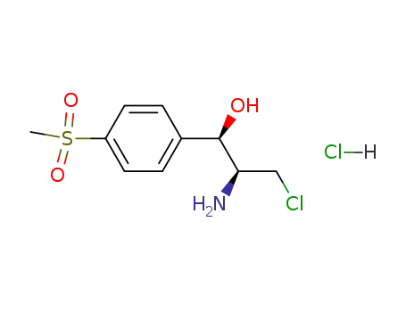 D-(-)-threo-1-(4-(methylsulfonyl)phenyl)-2-amino-3-chloro-1-propanol hydrochloride