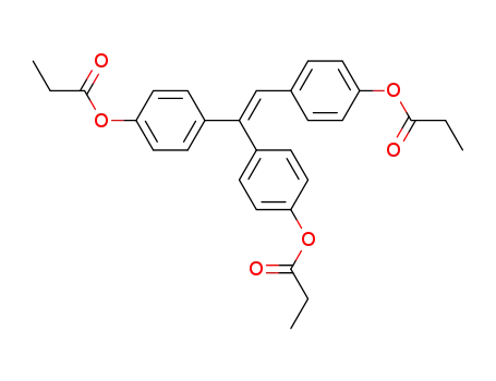 tris-(4-propionyloxy-phenyl)-ethene