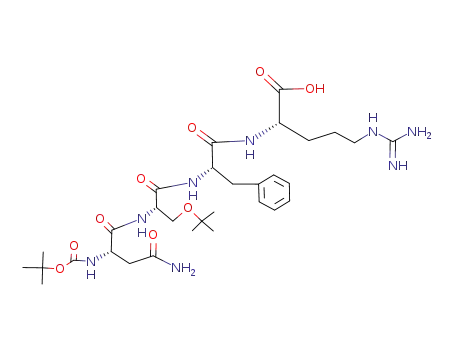 (S)-2-{(S)-2-[(S)-3-tert-Butoxy-2-((S)-2-tert-butoxycarbonylamino-3-carbamoyl-propionylamino)-propionylamino]-3-phenyl-propionylamino}-5-guanidino-pentanoic acid