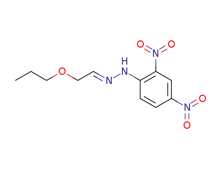 propoxy-acetaldehyde-(2,4-dinitro-phenylhydrazone)