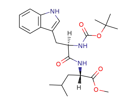 L-Leucine, N-[(1,1-dimethylethoxy)carbonyl]-D-tryptophyl-, methyl ester