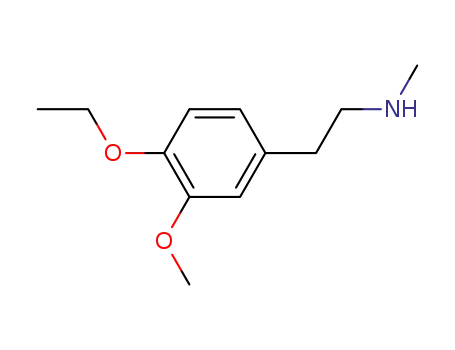 Molecular Structure of 861008-07-3 ((4-ethoxy-3-methoxy-phenethyl)-methyl-amine)