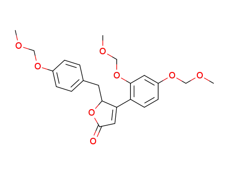 3-<2,4-bis(methoxymethoxy)phenyl>-4-(4-methoxymethoxybenzyl)but-2-en-4-olide