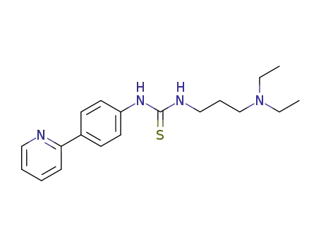 <i>N</i>-(3-diethylamino-propyl)-<i>N</i>'-(4-[2]pyridyl-phenyl)-thiourea