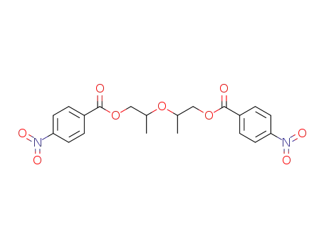 Molecular Structure of 856819-17-5 (bis-[β-(4-nitro-benzoyloxy)-isopropyl]-ether)