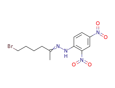 6-bromo-hexan-2-one-(2,4-dinitro-phenylhydrazone)