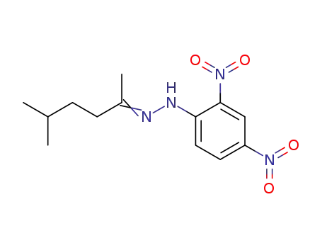 5-methyl-hexan-2-one-(2,4-dinitro-phenylhydrazone)
