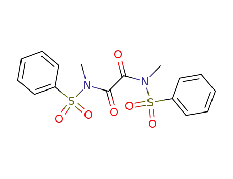 <i>N</i>,<i>N</i>'-bis-benzenesulfonyl-<i>N</i>,<i>N</i>'-dimethyl-oxalamide