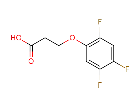 Molecular Structure of 2267-67-6 (3-(2,4,5-trifluorophenoxy)propanoic acid)