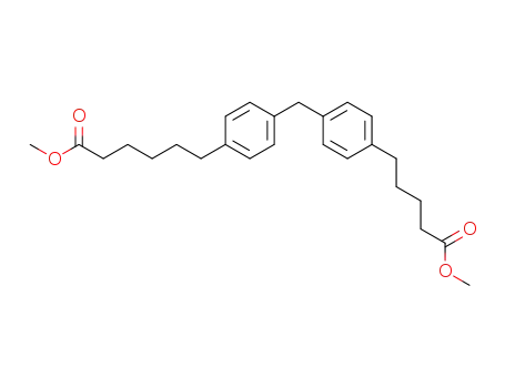6-{4-[4-(4-methoxycarbonyl-butyl)-benzyl]-phenyl}-hexanoic acid methyl ester