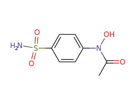 Acetamide,N-[4-(aminosulfonyl)phenyl]-N-hydroxy- cas  35413-65-1