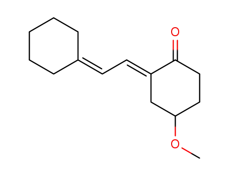 (+/-)-2-((<i>E</i>)-2-cyclohexyliden-ethylidene)-4-methoxy-cyclohexanone