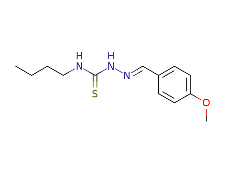 Hydrazinecarbothioamide,N-butyl-2-[(4-methoxyphenyl)methylene]- cas  6334-22-1