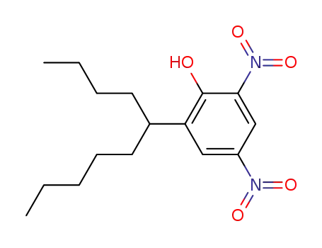 Molecular Structure of 17508-87-1 (4,6-Dinitro-2-(1-butylhexyl)-phenol)