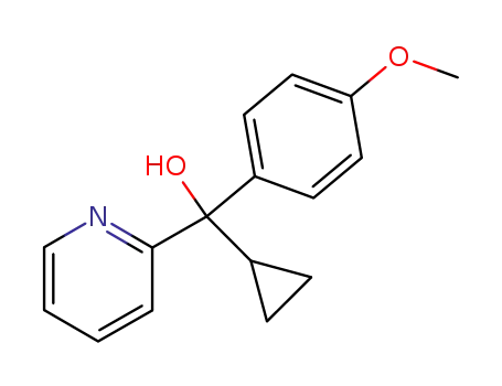 Cyclopropyl-(4-methoxy-phenyl)-[2]pyridyl-methanol