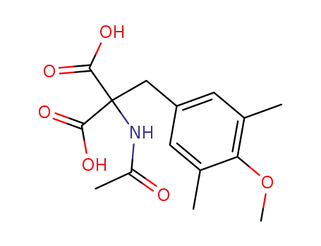 (acetylamino)(4-methoxy-3,5-dimethylbenzyl)propanedioic acid