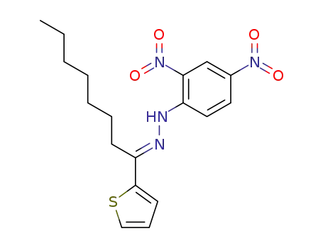 1-[2]thienyl-octan-1-one-(2,4-dinitro-phenylhydrazone)