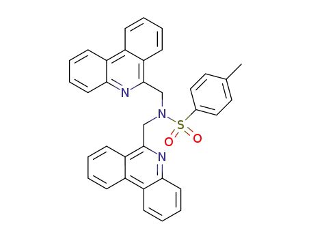 <i>N</i>,<i>N</i>-bis-phenanthridin-6-ylmethyl-toluene-4-sulfonamide