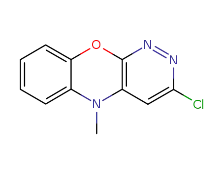 Molecular Structure of 27225-84-9 (2-Chloro-10-methyl-3,4-diazaphenoxazine)