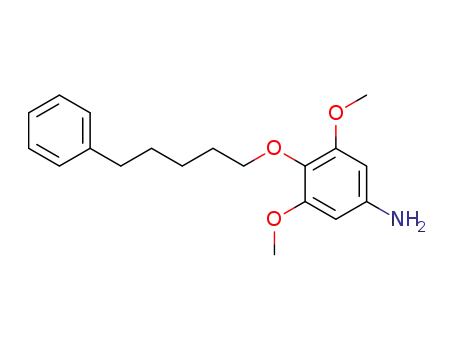 3,5-Dimethoxy-4-<5-phenyl-pentyloxy>-anilin